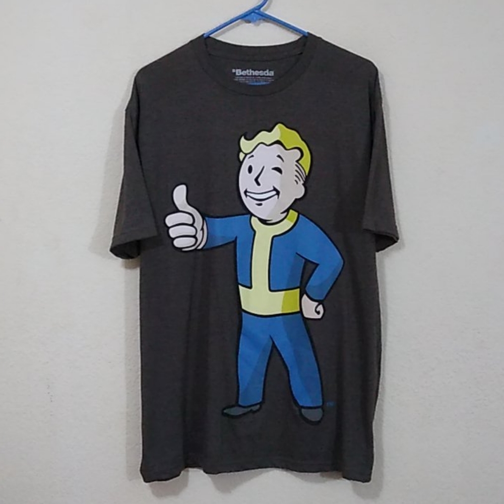 Bethesda Fallout Boy T-shirt - Dark Gray - Large